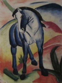 Blaues Pferd (Reproduktion)